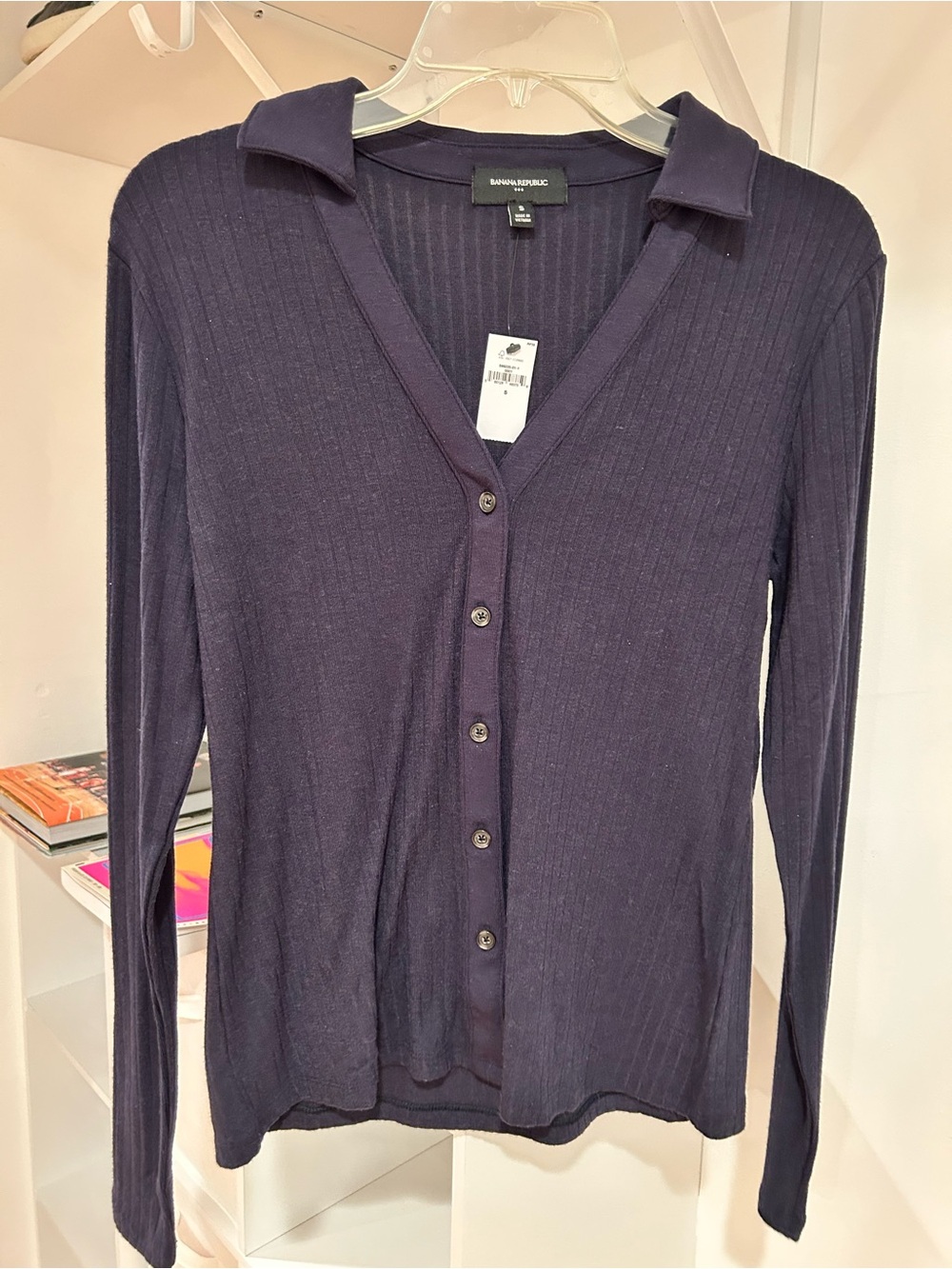 Banana Republic Collared Drop Needle Shirt